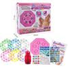 96 sztuk Dzieci DIY Kolorowe Naklejki Na Paznokcie Zestaw Piękno Udawaj Zabawki Dziewczęta Ręcznie Robione Wielokrotnego Użytku Nietoksyczne Naklejki Na Paznokcie Prezenty Urodzinowe