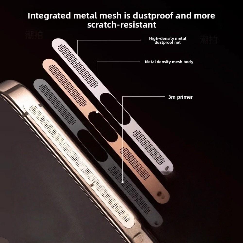 Integrated Design Dustproof Net Stickers for iPhone 17Pro/17 Pro Max Phone Speaker Protection