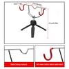 Portable Ice Fishing Rod Holder Easily Installation Metal Folding Rod Holder Adjustable Angle Fishing Rod Pole Holder