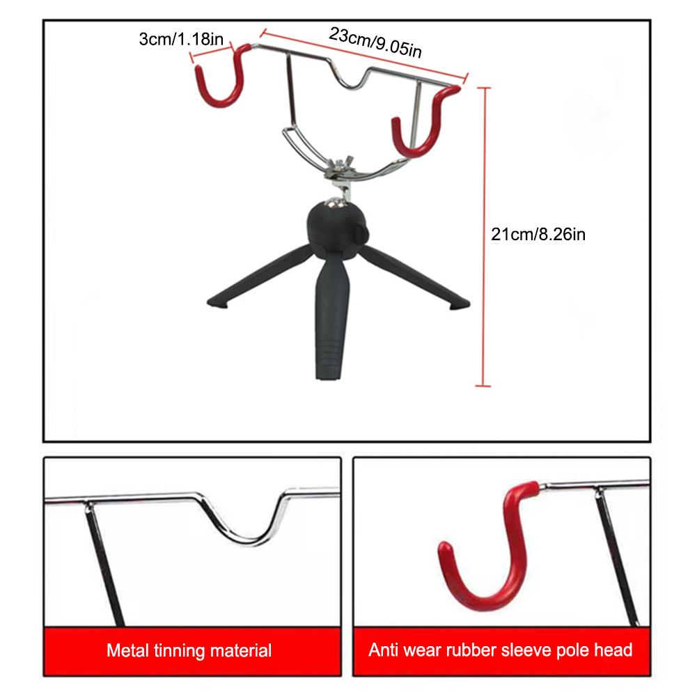 Portable Ice Fishing Rod Holder Easily Installation Metal Folding Rod Holder Adjustable Angle Fishing Rod Pole Holder