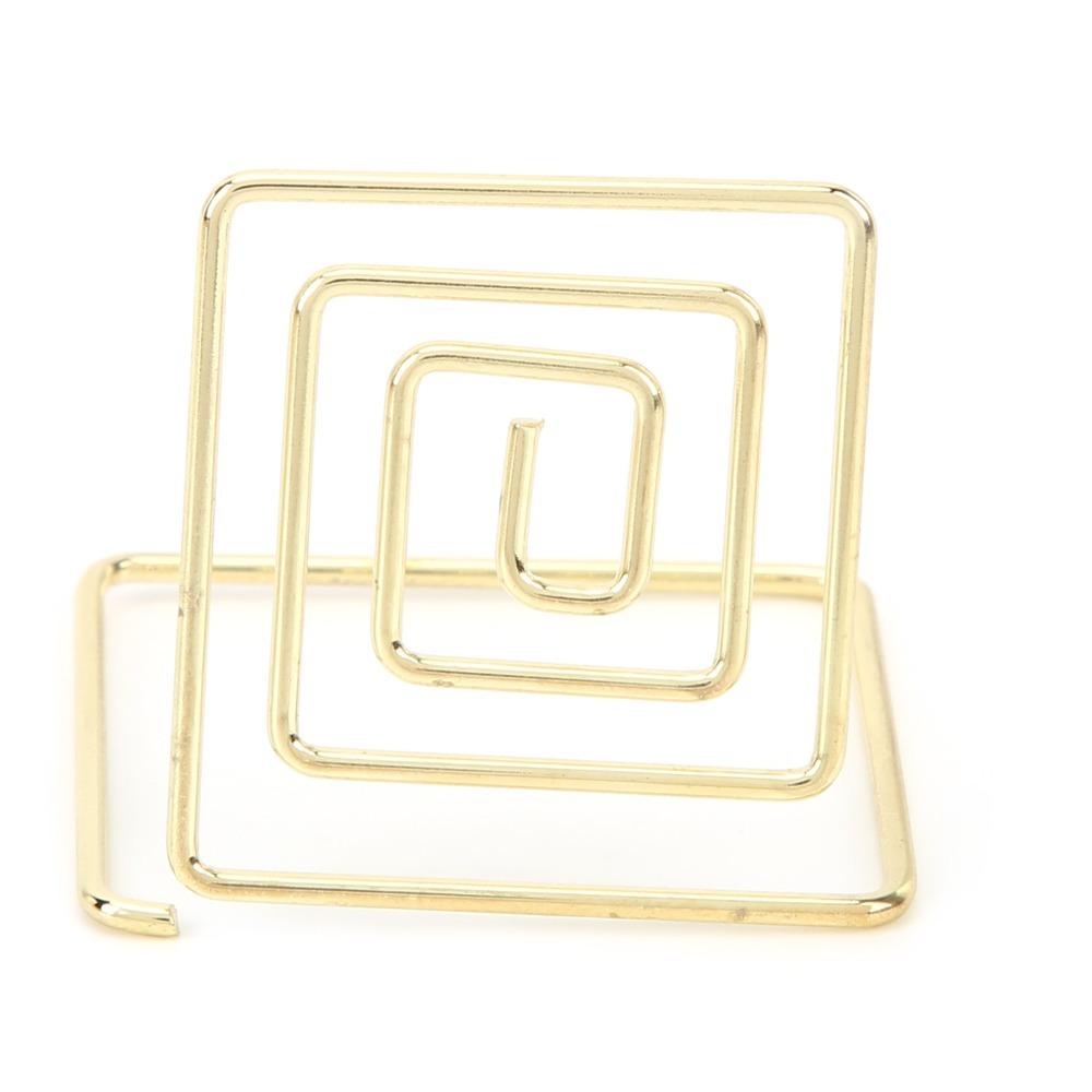 10Pcs Silver/ Rose Gold/ Gold Table Number Holders Metal Material Picture Holder Wedding Event