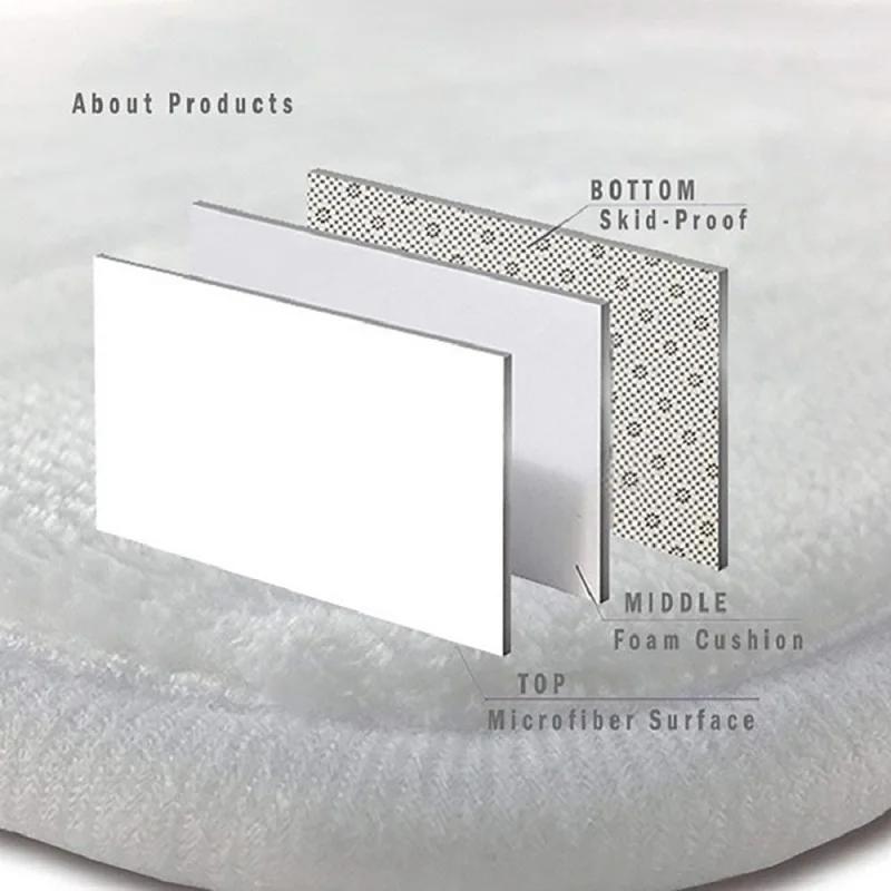 Indoor Outdoor Water Absorption  Dirt-Resistant Door Mat Living Room Decorative Floor Mat Bedroom Comfortable Foot Mat