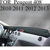 FOR  Peugeot 408 2010 2011 2012 2013  Car Dash Mat Dashmat Dashboard Mat Cover Sun Shade Dash Board Cover Carpet  Accessories