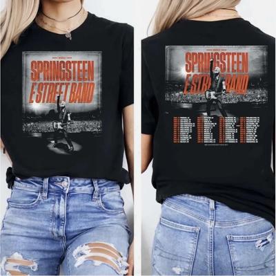 Bruce Springsteen Koncert Muzyka 2025 Trasa Prezenty dla Fanów Unisex Koszulka Unisex