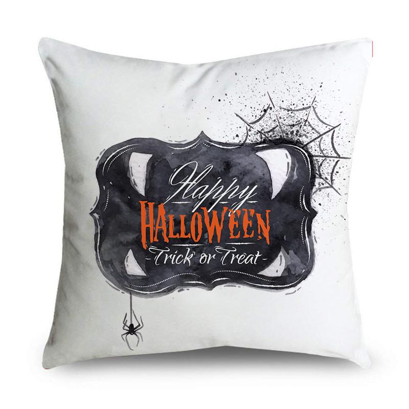 

Пасха, счастливый Хэллоуин, ужас, тыква, принт, узор, наволочка для дома, гостиной, украшение для дивана, наволочка 40X40CM