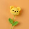 Animal Crochet Bouquet Cute Cartoon Hand-knitted Artificial Flower Fake Flower Kids Gift Easter Decoration 2025 Kids Gift