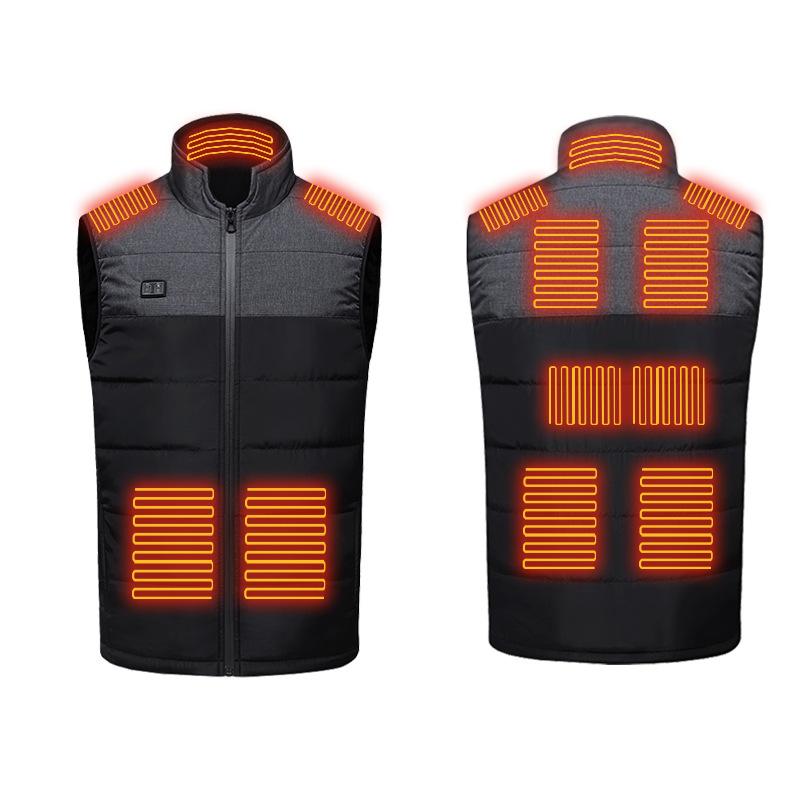 

Мужская женская жилетка куртка мужская зимняя электрическая жилетка с подогревом для спорта походов негабаритный 5XL XL