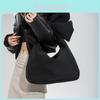 Stylish Black Tote Bag For Women Fashionable Casual Commute Large Capacity Design