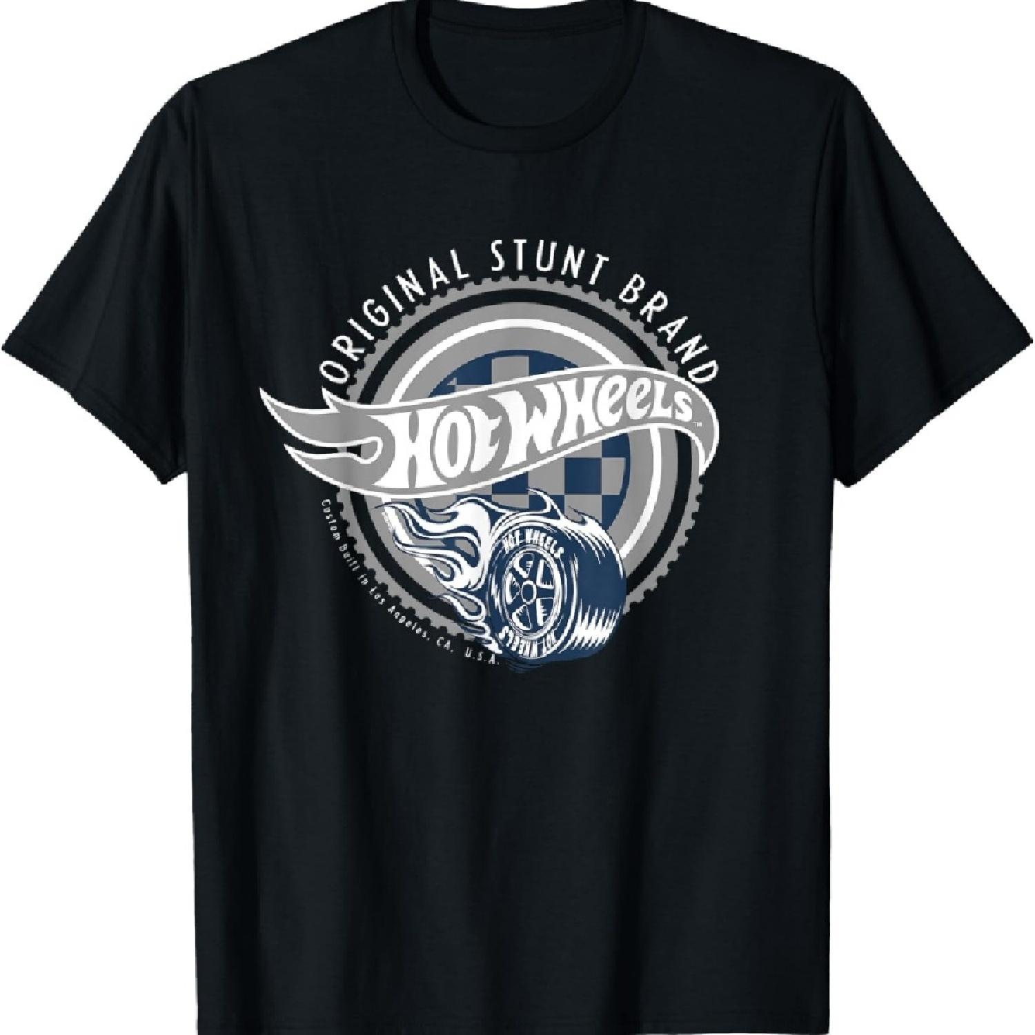 

Оригинальная футболка Hot Wheels с серым логотипом для трюков XXXXXL чёрный