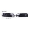 Front Kidney Grille Grills for A6 (C7) S-Line (OEM:4G0807682AN,4G0807681AN) ABS Grille