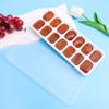 14 Cell Silicone Ice Cube Making Tool with Lid