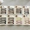 Fashion Temperament Leopard Pattern Dripping Oil and Water Dripping BB Clip Bangs Clip New Cute Girl Color Oval Hairpin Side Clip