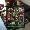 Custom Name Witches Collage Rug Game Carpet, Floor Mat for Bedroom Living Room Entryway Rug, Home Decor Idea Gift for Christmas birthday