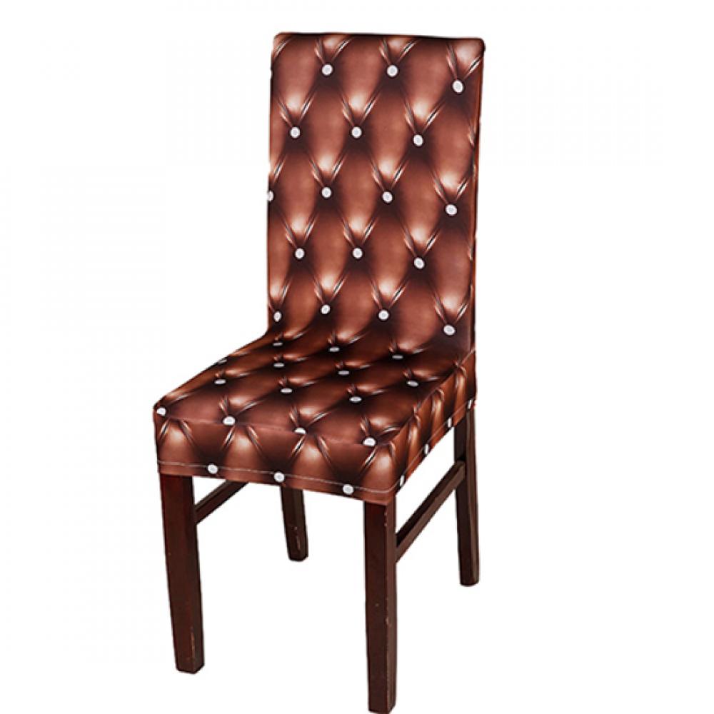 Polyester Milk Silk Chair Cover Elasticity Dining Room Wedding Folding Party Banquet Short Slipcover Spandex Chair Case For Home кофейный 1190₽