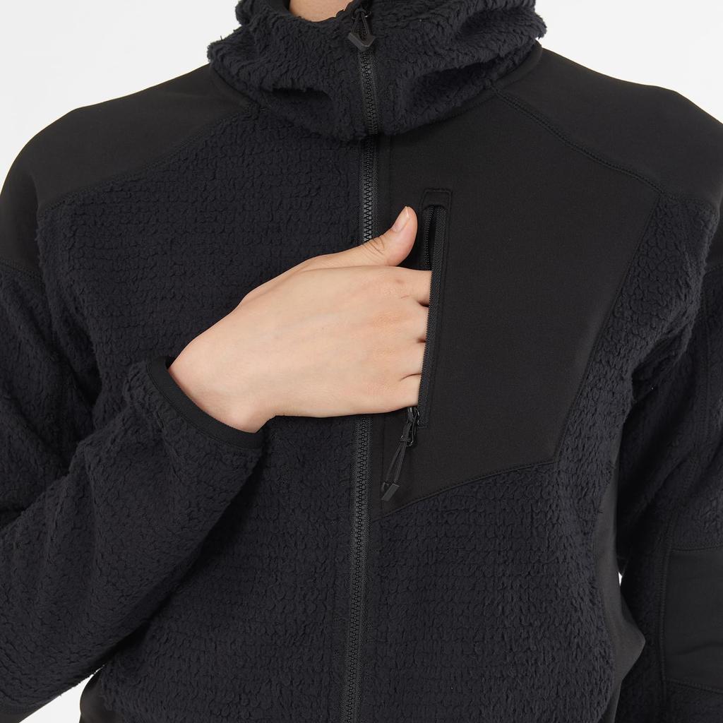 Millet Sport Fleece Through Warm Hybrid Jacket MIV03129 Size L [Unisex] Black-Noir (New Logo)