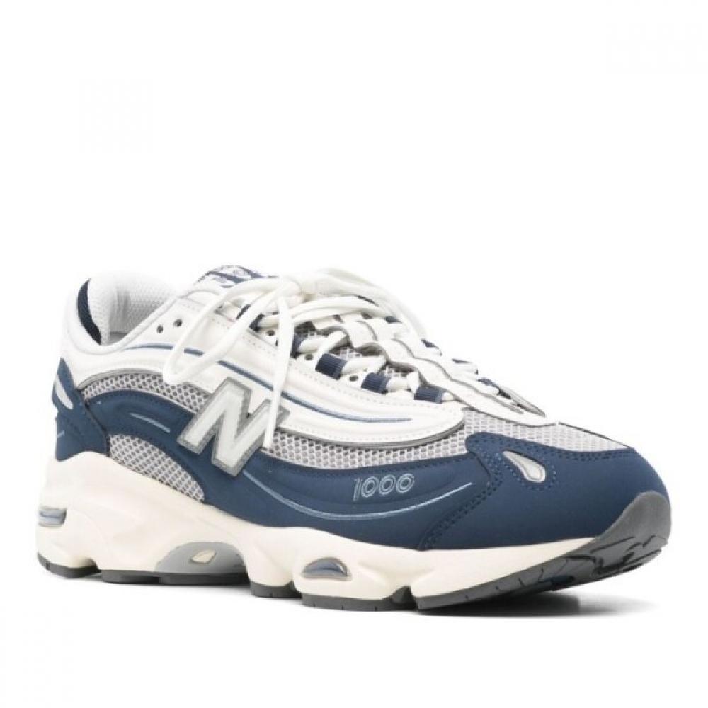 New Balance Blue Leather Sneakers M1000men Nbnavy