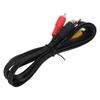 Mini DIN 7 Pin To 3 RCA Cable 7 Pin Mini DIN Male Plug To 3 RCA Male Plug Video Adapter Cable Red Yellow and White 4.9ft