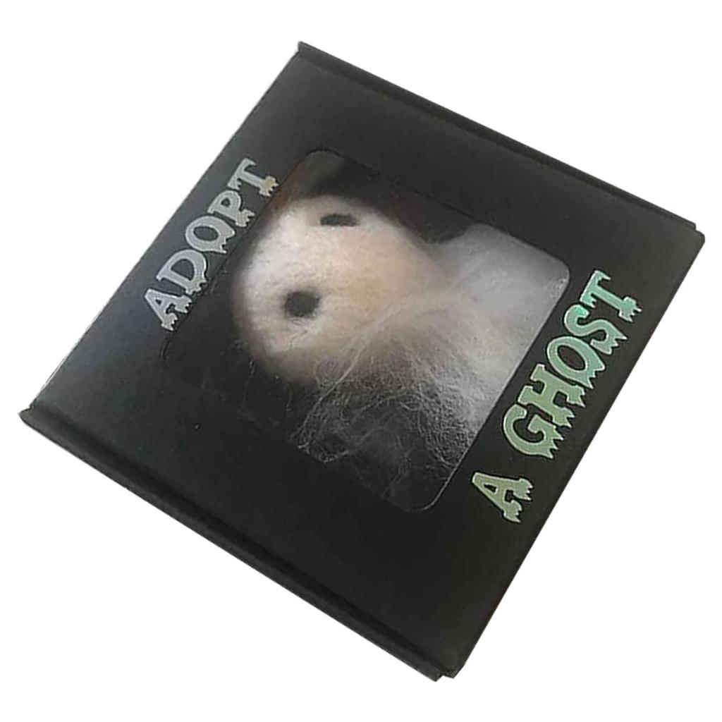 Adopt A Ghost Halloween Gift Box Spooky Pet Adoption Kit with Ghost Plush Toy for Kids Party Decor