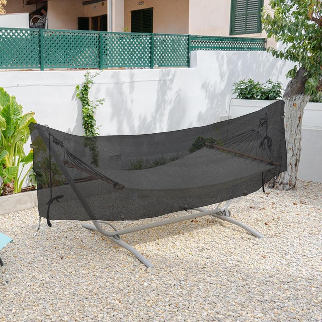 Hammock Rain Cover 420D Oxford Heavy Duty Hammock Stand Cover Waterproof Dustproof UV Protection Outdoor Swing Chair Cover