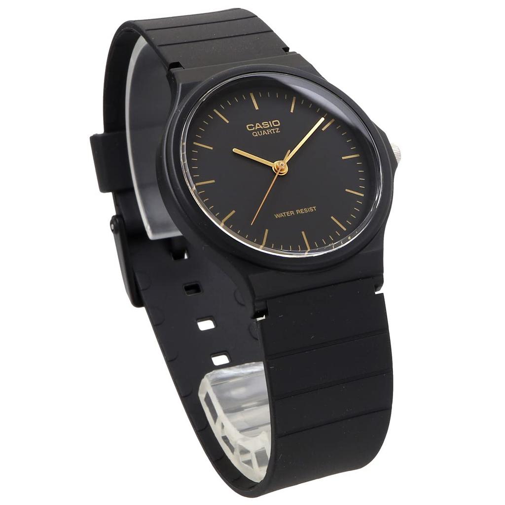 Casio MQ-24-1EL/-24-9EL Analog Watch with Urethane Strap, Unisex, Gold/Black and Gold, Overseas Model [Parallel Import]