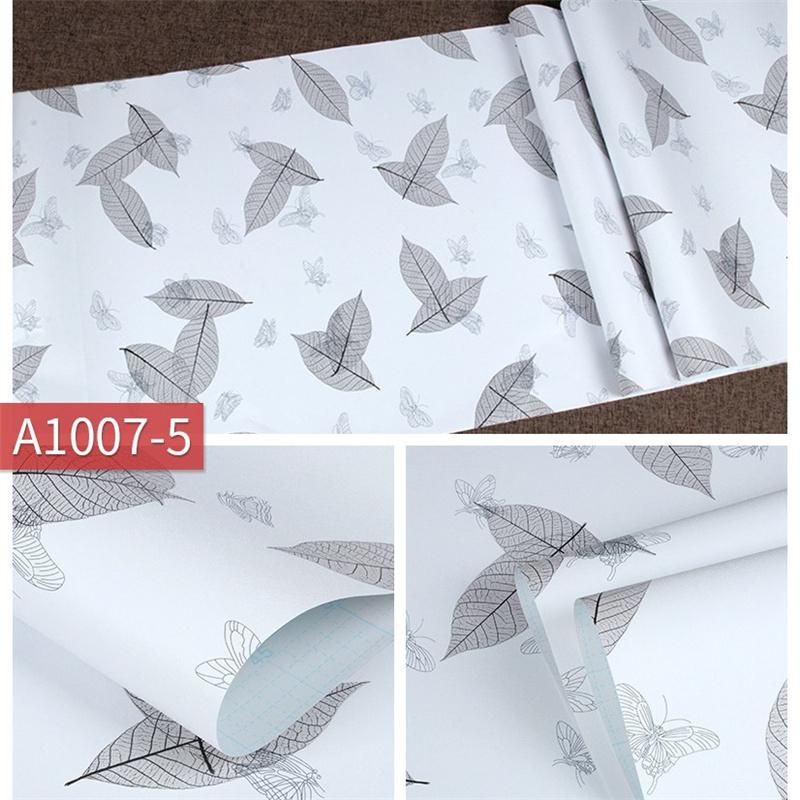 Retro Cegła i Kwiatowy Samoprzylepna Wodoodporna Tapeta Peel & Stick Dekoracja Ścienna Biurko i Meble DIY Zdejmowane Naklejki