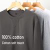Hodo Men's Heavyweight Cotton Long-Sleeve T-Shirt