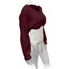 2025 European & American Fashion V-Neck Cropped Knit Sweater