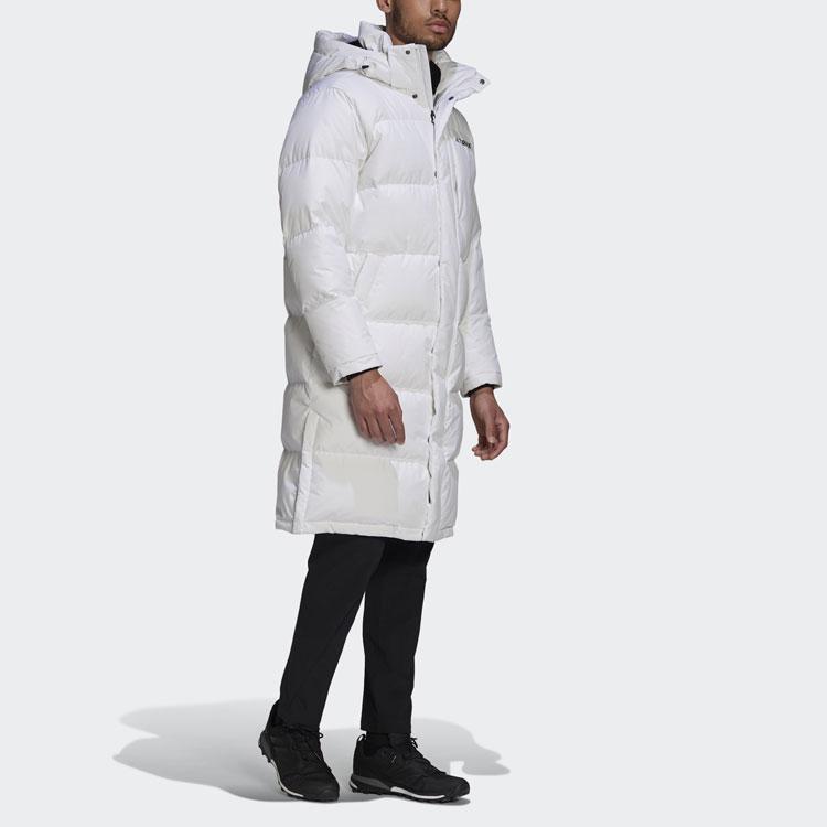 adidas Terrex Hooded Down Parka White GE9875