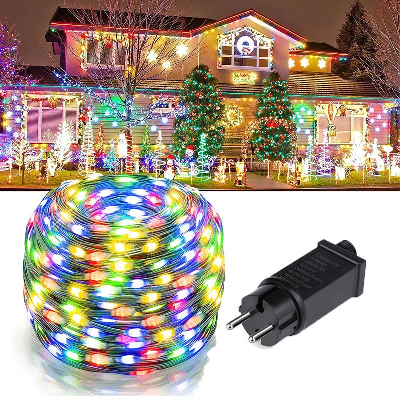 Christmas Decoration 10M-100M AC220V To DC 24V Christmas LED Fairy Light  Outdoor  Indoor LED String Light Garland for Garden Lawn Decor