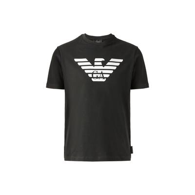 Eagle Logo Printed Crew Neck Short Sleeve T-Shirt Unisex Tops Black 3Z1T88-1J00Z-0999