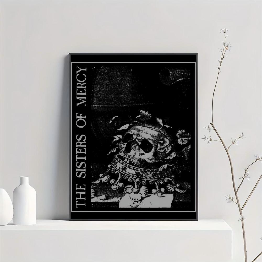 

1шт Музыка Badn Сестры Милосердия Плакат Плакаты HD Домашний Номер Бар Кафе Декор Искусство Настенная Живопись Картина 21cm×30cm NoFrame