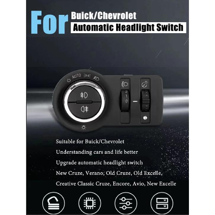 Auto Headlight Switch Module for Chevrolet Cruze Malibu TRAX for Opel mokka Astra J Regal Encore