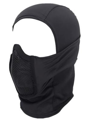 [PHOENIX IKKI] Lightweight, Stretchable, Sweat-wicking, Quick-drying, Breathable Balaclava/ski Mask with Steel Mesh. Ideal for Airsoft, Military, and