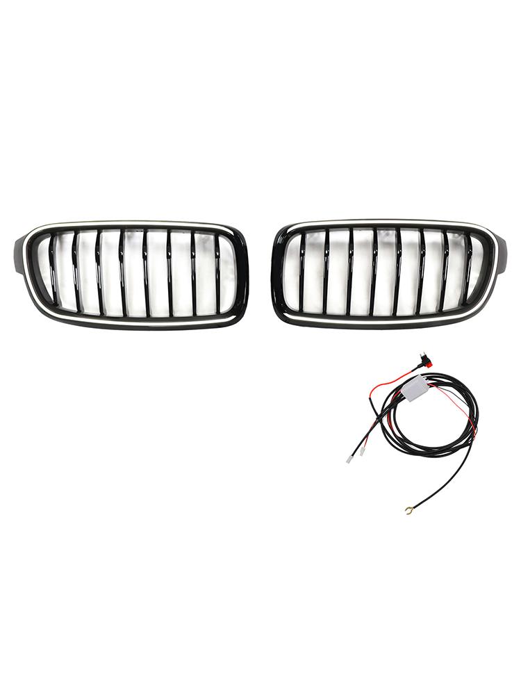 Glänzende Schwarze Frontniere Grill Passend für BMW 3er F30 F31 F35 2012-2019