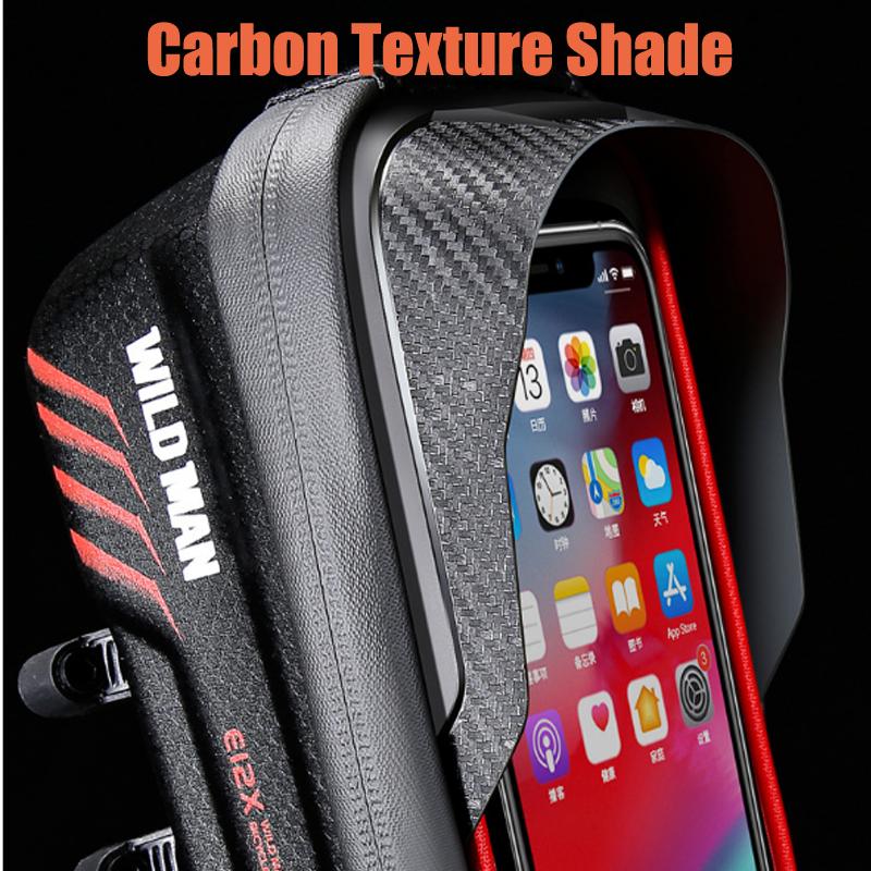 Bicycle Bag Phone Holder Mount Bike Phone Support  Case Handerbar Waterproof Frame Top Tube Mtb Bag Tools Accessories Wild