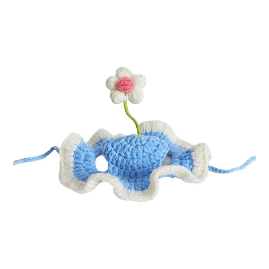 Winter Pet Hat Puppy Dog Cap Christmas Soft Props Decoration Headgear Knitted Hat Travel Small Animals Puppy Kitten
