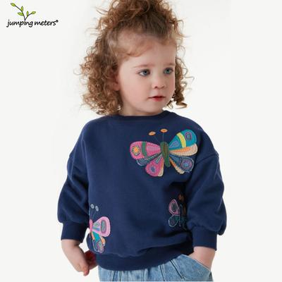 Autumn New Girls' Sweatshirt Cartoon Embroidery Toddler Sweatshirt Cute Girls' Top