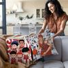 Pillow Covers Hot Anime S-Slams Dunk Cartoon Sofa Decorative Home Double-Sided Printing Short Plush Cute Cushion Cover