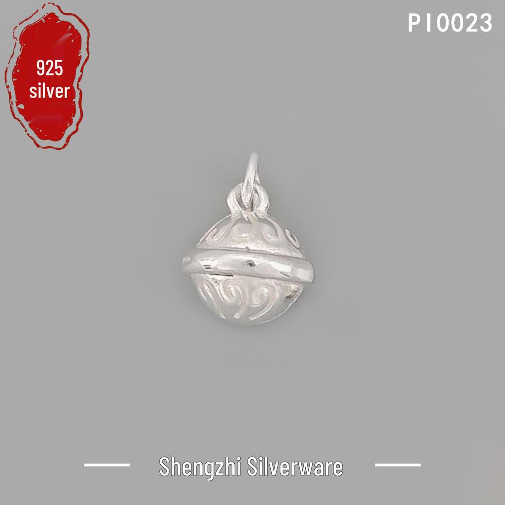S925 Sterling Silver Luxury Gongling Pendant & DIY 3D Charm Bracelet Material