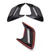 2 Pcs Car Simulation Side Vents Decorative Air Flow Intake Hood Vents