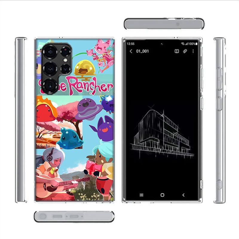 S-Slime R-Rancher Game Capa Phone Case For Samsung S26 Ultra S25 Edge Galaxy S23 S21 S20 S24 FE S22 S10 Plus Cover Clear TPU She