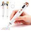 Faux Diamond Art Pen Electric Rhinestone Pen, with Light, 2 Handmade Decoration Tools Suction Levels, Rechargeable Wireless Vaccum for Adults