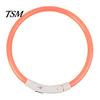 LED Dog Collar Rechargeable Luminous USB Charging Necklace Puppy Light Up for Outdoor Pet