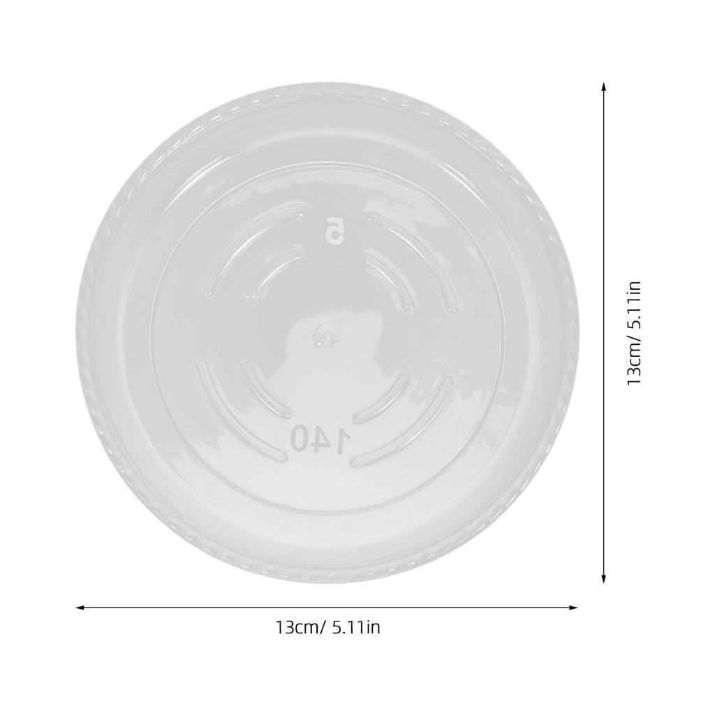 6Pcs Clear Plastic Plant Saucers Indoor Plant Water Catcher Tray Pot Drainage Base Round Tray for Flower Pots Plastic Saucer