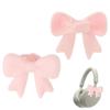 3D Bows Bow Headphone Accessories Silicone Headset Attachment Earphone Decor  For Friend Gift