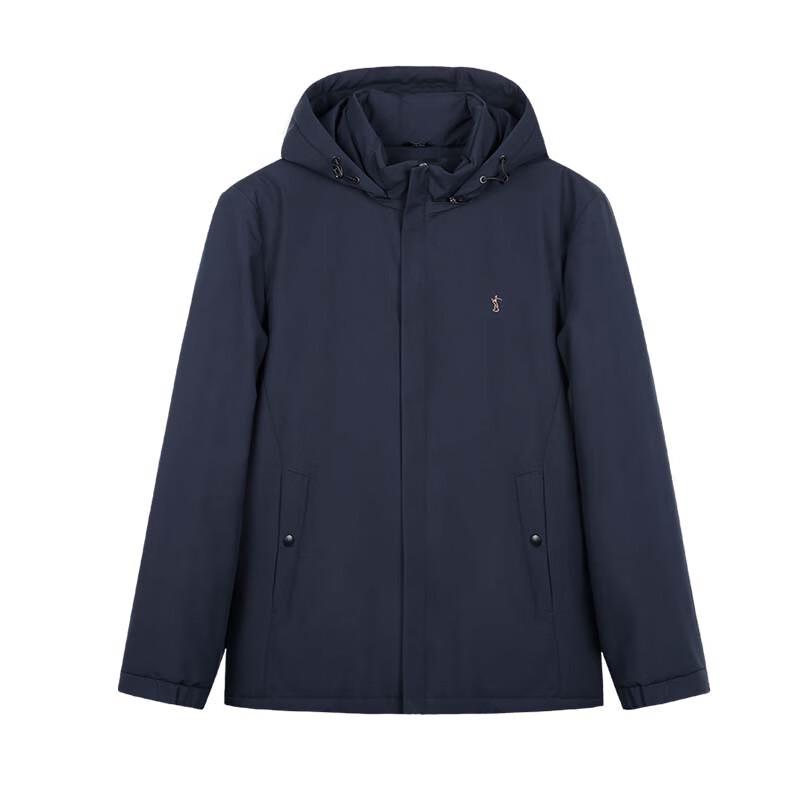 TRIES Men's Winter Hooded Padded Jacket