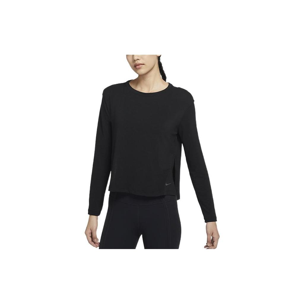 Nike Yoga Dri-FIT Women's Long-Sleeve Top Black DM7028-010