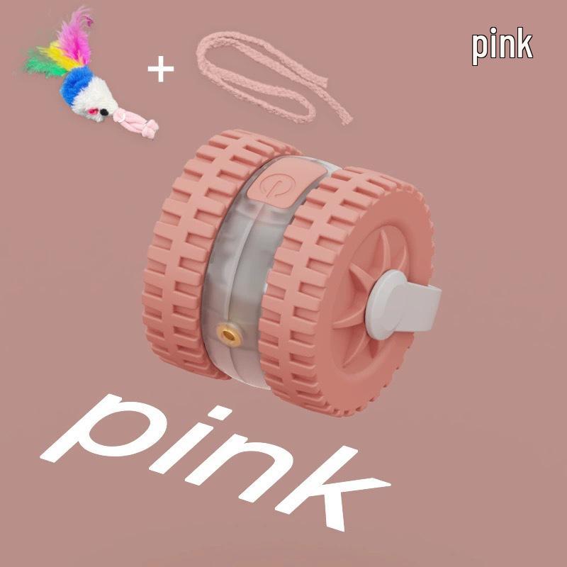 Smart Laser Electric Cat Teasing Ball with Mouse Tail Toy