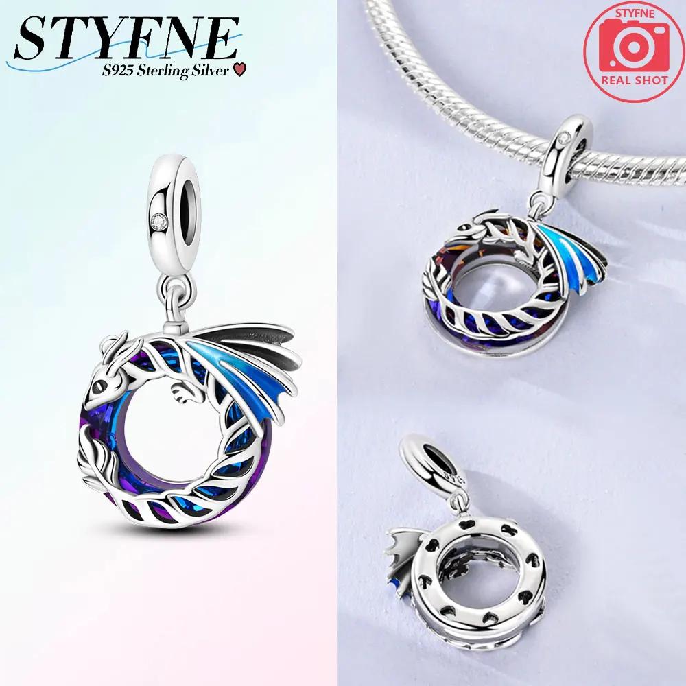 Charm Bead Components Plata Originales Dragon Series Bead Components Designed For Charm Bead Components Copper Metal Bracelet High Quality Fine