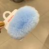 Autumn and Winter Clip Furry Hairpin Korean Super Fairy Plush Hair Accessories Rex Rabbit Fur Super Cute Fur BB Side Clip